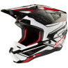 Přilba S-M5 ACTION 2, ALPINESTARS (černá/bílá/červená fluo) 2024
