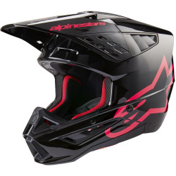 Přilba S-M5 CORP, ALPINESTARS (černá/růžová) 2026
