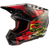 Přilba S-M5 RASH, ALPINESTARS (tmavě šedá/červená fluo) 2024