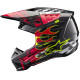 Přilba S-M5 RASH, ALPINESTARS (tmavě šedá/červená fluo) 2024