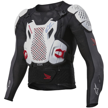Chránič těla BIONIC PLUS 2 HONDA kolekce, ALPINESTARS (bílá/modrá/červená/černá) 2024