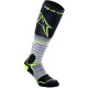 Ponožky MX PRO, ALPINESTARS (černá/žlutá fluo/šedá) 2024