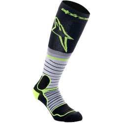 Ponožky MX PRO, ALPINESTARS (černá/žlutá fluo/šedá) 2026