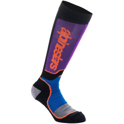 Ponožky MX PLUS, ALPINESTARS, dětské (černá/oranžová/fialová/modrá/šedá) 2024