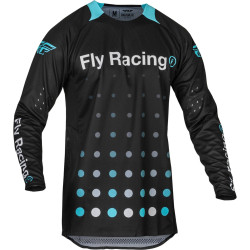 Dres EVOLUTION DST. FLY RACING - USA 2024 (černá/modrá)
