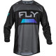 Dres KINETIC RELOAD, FLY RACING - USA 2024 (šedá/černá/modrá)