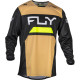 Dres KINETIC RELOAD, FLY RACING - USA 2024 (okrová/černá/hi-vis)