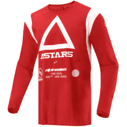 Dres TECHDURA, ALPINESTARS (červená fluo) 2024