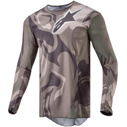 Dres RACER TACTICAL, ALPINESTARS (zelená camo/hnědá) 2024