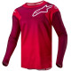 Dres RACER HOEN, ALPINESTARS (červená/karmínová) 2024