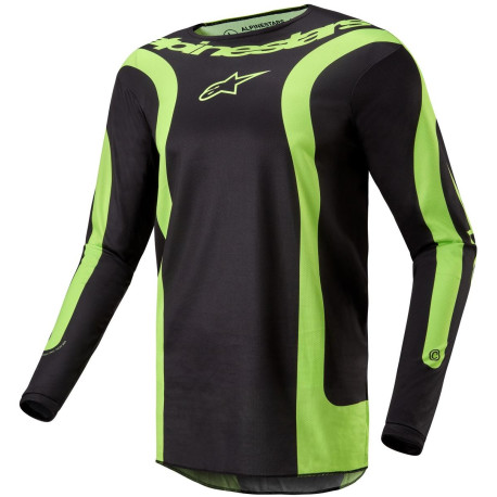 Dres FLUID LURV, ALPINESTARS (černá/žlutá fluo) 2024