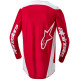 Dres FLUID LURV, ALPINESTARS (červená/bílá) 2024