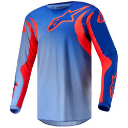 Dres FLUID LUCENT, ALPINESTARS (modrá/světle modrá/oranžová)
