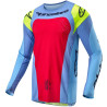 Dres TECHSTAR OCURI, ALPINESTARS (světle modrá/žlutá fluo/červená) 2024