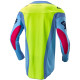 Dres TECHSTAR OCURI, ALPINESTARS (světle modrá/žlutá fluo/červená) 2024