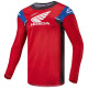 Dres RACER ICONIC HONDA kolekce, ALPINESTARS (červená/černá/modrá/bílá) 2024