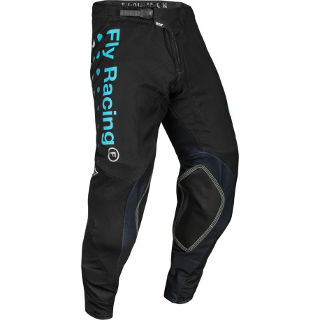 Kalhoty EVOLUTION DST. FLY RACING - USA 2024 (černá/modrá)