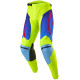 Kalhoty RACER HOEN, ALPINESTARS (žlutá fluo/modrá/červená) 2024