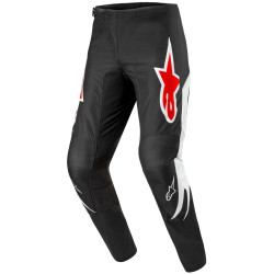 Kalhoty FLUID LUCENT, ALPINESTARS (černá/bílá/červená) 2024