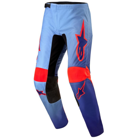 Kalhoty FLUID LUCENT, ALPINESTARS (modrá/světle modrá/oranžová) 2024