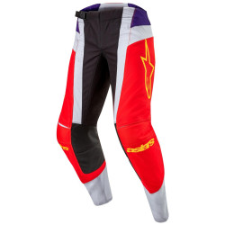 Kalhoty TECHSTAR OCURI, ALPINESTARS (oranžová/šedá/fialová/žlutá)