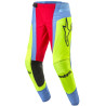 Kalhoty TECHSTAR OCURI, ALPINESTARS (světle modrá/žlutá fluo/červená) 2024