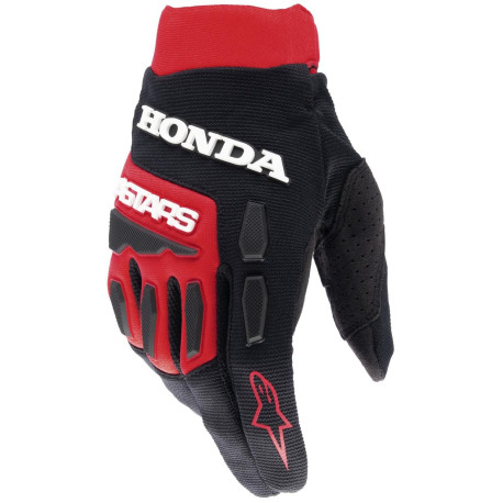 Rukavice FULL BORE HONDA kolekce, ALPINESTARS (červená/černá) 2024