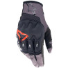 Rukavice TECHDURA, ALPINESTARS (černá/hnědá/červená fluo) 2024