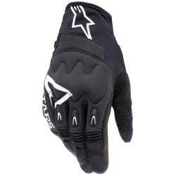 Rukavice TECHDURA, ALPINESTARS (černá/bílá) 2024