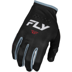 Rukavice LITE, FLY RACING - USA 2024 (černá/bílá/červená)