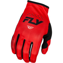 Rukavice LITE, FLY RACING - USA 2024 (červená/černá)