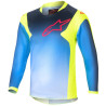 Dres RACER HOEN KIDS, ALPINESTARS, dětský (žlutá fluo/tmavě modrá) 2024