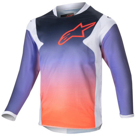 Dres RACER HOEN KIDS, ALPINESTARS, dětský (světle šedá/gradient/černá) 2024