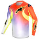 Dres RACER LUCENT, ALPINESTARS, dětský (bílá/černá/žlutá fluo) 2024