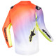 Dres RACER LUCENT, ALPINESTARS, dětský (bílá/černá/žlutá fluo) 2024