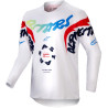 Dres RACER HANA, ALPINESTARS, dětský (bílá/multicolor) 2024