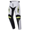 Kalhoty RACER LUCENT, ALPINESTARS, dětské (bílá/černá/žlutá fluo) 2024