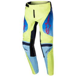 Kalhoty RACER HOEN, ALPINESTARS, dětské (žlutá fluo/modrá/červená) 2024