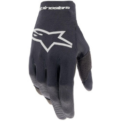 Rukavice RADAR, ALPINESTARS, dětské (černá/stříbrná) 2025