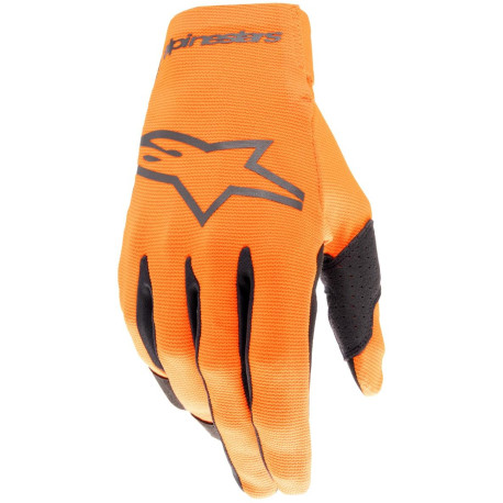 Rukavice RADAR, ALPINESTARS, dětské (oranžová/černá) 2024
