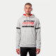 Mikina CLUB HOODIE, ALPINESTARS (šedá/černá/červená)