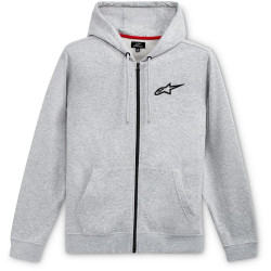 Mikina AGELESS CHEST HOODIE, ALPINESTARS (šedá/černá)