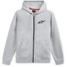 Mikina AGELESS CHEST HOODIE, ALPINESTARS (šedá/černá)