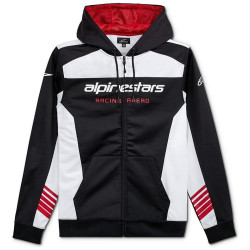 Mikina SESSIONS LXE FLEECE, ALPINESTARS (černá/bílá)