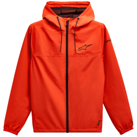 Bunda TREQ WINDBRAKER, ALPINESTARS (červená fluo/černá)