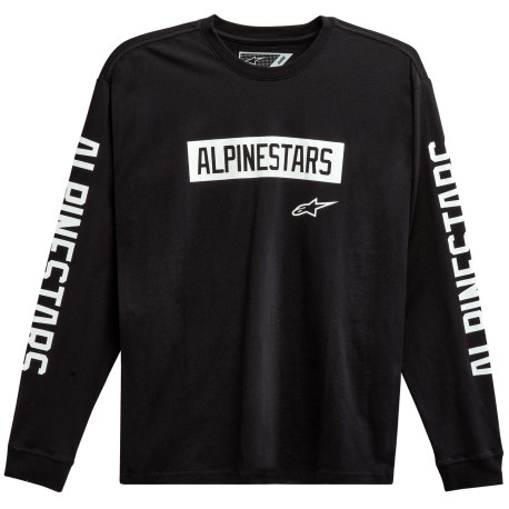 Triko FACE OFF TEE, ALPINESTARS (černá/bílá)