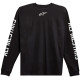 Triko FACE OFF TEE, ALPINESTARS (černá/bílá)