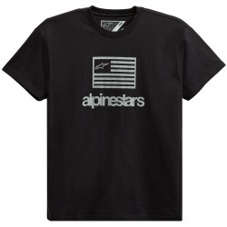 Triko FLAG TEE, ALPINESTARS (černá/bílá)
