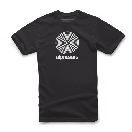 Triko REAL SPIRAL TEE, ALPINESTARS (černá/bílá)