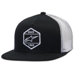 Kšiltovka BOLT TRUCKER, ALPINESTARS (černá/bílá)